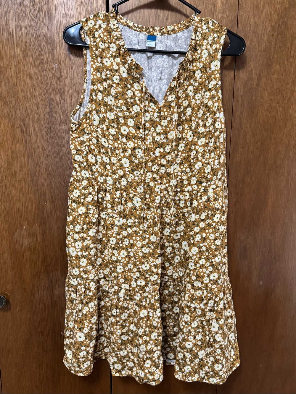 Yellow Floral Old Navy Women’s Dress